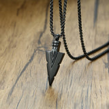 Funki Buys | Cremation Urn Necklaces | Arrowhead Ashes Urn - Silver - Urn Necklace / Stainless Steel / Medium - image 3