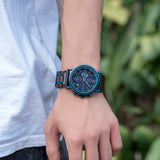 Men's Women's Stylish Wooden Watches - Blue - S18-6 / Customized / Wood Watch - Medium - Wood/Stainless Steel - image 44