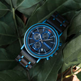 Men's Women's Stylish Wooden Watches - Blue - S18-6 / Customized / Wood Watch - Medium - Wood/Stainless Steel - image 48