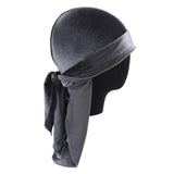 Funki Buys | Durags | Doo Rag Unisex Long Velvet Skull Cap 2 Pcs - Multi - Any Two Bundle / Velvet / One Size - image 3