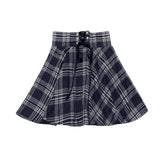 Women's Gothic Retro Punk Plaid Mini Skirt - Black - Skirt - XXL - Polyester - image 9