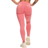 Women's High Waist Yoga Pants Leggings - Dark Gray - Fitness Pants - XL - Spandex Polyester - image 41