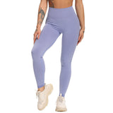 Women's High Waist Yoga Pants Leggings - Dark Gray - Fitness Pants - XL - Spandex Polyester - image 35