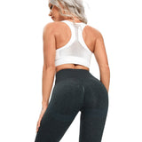 Women's High Waist Yoga Pants Leggings - Dark Gray - Fitness Pants - XL - Spandex Polyester - image 16