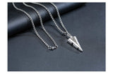 Funki Buys | Cremation Urn Necklaces | Arrowhead Ashes Urn - Silver - Urn Necklace / Stainless Steel / Medium - image 6