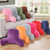 Backrest Reading Pillow Support Cushi… - Coffee - Backrest Reading Pillow - One Size - Plush + Polypropylene Cotton - image 2
