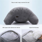 Backrest Reading Pillow Support Cushi… - Coffee - Backrest Reading Pillow - One Size - Plush + Polypropylene Cotton - image 4