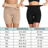 Women's High Waist Non-slip Shapers - Black - 1 - Shapewear with Bones - 5XL - Spandex - image 44