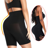 Women's High Waist Non-slip Shapers - Black - 1 - Shapewear with Bones - 5XL - Spandex - image 32