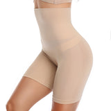 Women's High Waist Non-slip Shapers - Black - 1 - Shapewear with Bones - 5XL - Spandex - image 6