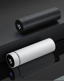 Water Bottle with LED Temp Display - Black - Smart Water Bottle - 500ml - Double Wall Stainless Steel - image 26