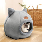 Cat Beds Cozy Sweet Pink Cave House - Pink - XL 40x40x40cm - Plush - image 22