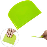 Funki Buys | Cooking Scrapers | Plastic Cake Sp... - Green / White 2 Pcs Spatula Cake Set / Plastic / 4.72" x 3.74" - image 3