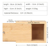 Funki Buys | Cremation Urns | Pet Urns Bamboo Photo Urn - Beige - A / Pet Cremation Urn / Bamboo / 6.3 x 4.3 x 4.3" - image 6
