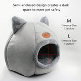Cat Beds Cozy Sweet Pink Cave House - Pink - XL 40x40x40cm - Plush - image 27