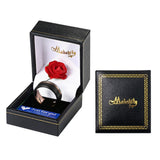Men's Two Tone Wedding Engagement Ring - Black/Silver/Gold - 8mm - 13 - Tungsten - image 8