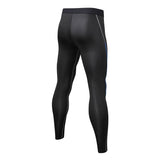 Men's Compression Workout Pants - Black/Red - XXL - Spandex - image 15