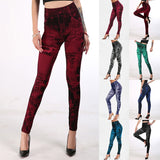 Funki Buys | Pants | Women's High Waist Jeans Jeggings - Black : Jeans Jeggins / 3XL / Polyester Spandex - image 11
