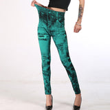 Funki Buys | Pants | Women's High Waist Jeans Jeggings - Black : Jeans Jeggins / 3XL / Polyester Spandex - image 33