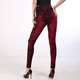 Funki Buys | Pants | Women's High Waist Jeans Jeggings - Black : Jeans Jeggins / 3XL / Polyester Spandex - image 14