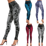 Funki Buys | Pants | Women's High Waist Jeans Jeggings - Black : Jeans Jeggins / 3XL / Polyester Spandex - image 1