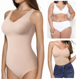 Women's Bodysuit Shaper Shapewear - Black - 1 - Bodysuit - XL - Polyester Spandex - image 33