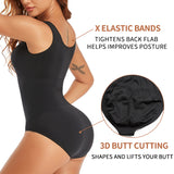 Women's Bodysuit Shaper Shapewear - Black - 1 - Bodysuit - XL - Polyester Spandex - image 12