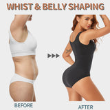 Women's Bodysuit Shaper Shapewear - Black - 1 - Bodysuit - XL - Polyester Spandex - image 20