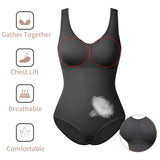 Women's Bodysuit Shaper Shapewear - Black - 1 - Bodysuit - XL - Polyester Spandex - image 15