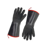 Funki Buys | Gloves | BBQ Smoker Protective ... - Black/Red - Heat Resistant Griller Gloves / 14 inches / Neoprene - image 11