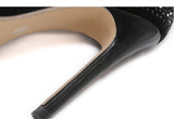 Women's Diamante Studded High Stilettos - Black - Diamante Stilettos - 43 B - PU Leather - image 14