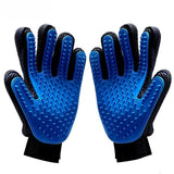 De-shedding Gloves 2 Pcs - Blue - 2 Pcs - One Size - Adjustable - Silicone - image 2
