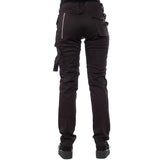 Women's Punk Pants Streetwear Zip Jeans - Black - Punk Pants - 5XL - Polyester - image 6