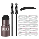 Funki Buys | Makeup | Eyebrow Stamp Shaping Kits 10 ... - Black - 10 Piece  Pcs Eyebrow Stencil Kit / Powder / 30g - image 17