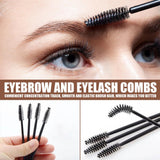 Funki Buys | Makeup | Eyebrow Stamp Shaping Kits 10 P... - Black - 10 Piece  Pcs Eyebrow Stencil Kit / Powder / 30g - image 4
