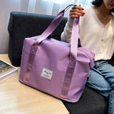 Funki Buys | Bags | Handbags Women's Large Travel Tote Bag - Pink : Travel Bag / Large / Oxford Nylon - image 14