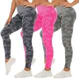 Funki Buys | Pants | Women's Camouflage Wo... - Black : Camouflage Workout Leggins / L / Women's Camouflage Leggins - image 6