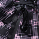 Women's Fairy Grunge Plaid Mini Dress - White - Mini Dress - XXXL - Polyester - image 28