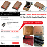Unisex RFID 12 Card Popup Case - Grey - Custom / Wallet - M - PU Leather - image 8