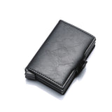 Unisex RFID 12 Card Popup Case - Grey - Custom / Wallet - M - PU Leather - image 9