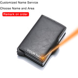 Unisex RFID 12 Card Popup Case - Grey - Custom / Wallet - M - PU Leather - image 19