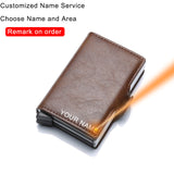 Unisex RFID 12 Card Popup Case - Grey - Custom / Wallet - M - PU Leather - image 12