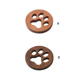 Funki Buys | Coasters | Cut Out Wood Cat Paw Coast... - Y - Light Wood / Coasters 2 Pcs / Walnut + Cherry Wood / M - image 22