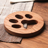 Funki Buys | Coasters | Cut Out Wood Cat Paw Coaste... - Y - Light Wood / Coasters 2 Pcs / Walnut + Cherry Wood / M - image 9