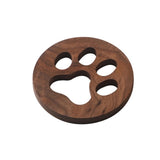 Funki Buys | Coasters | Cut Out Wood Cat Paw Coast... - Y - Light Wood / Coasters 2 Pcs / Walnut + Cherry Wood / M - image 27