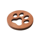 Funki Buys | Coasters | Cut Out Wood Cat Paw Coast... - Y - Light Wood / Coasters 2 Pcs / Walnut + Cherry Wood / M - image 31