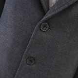 Men's Slim Fit Wool Blend Business Coat - Beige - Knee Length Jacket - XXXXXL - Wool Blend - image 30