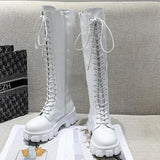 Funki Buys | Boots | Women's Knee High Platform Knights Boots - Black : Long Knee High Boots / 43 B / PU Leather - image 4
