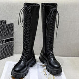 Funki Buys | Boots | Women's Knee High Platform Knights Boots - Black : Long Knee High Boots / 43 B / PU Leather - image 2