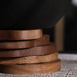 Funki Buys | Coasters | Natural Lotus Ro... - Beige - Beech / Lotus Root Coasters Set of 10 / 3.74" x 3.34" / Wood - image 18